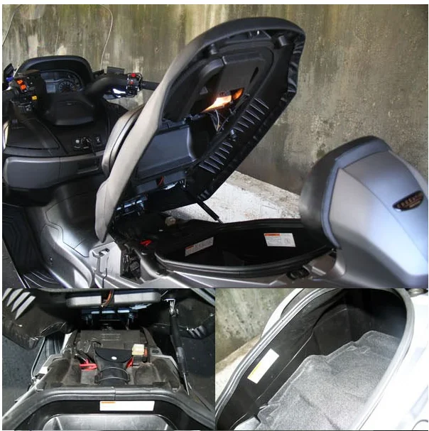 

1PC Seat Gas Spring Struts For 2003 2004-2013 Suzuki Burgman AN650 650 With Attached Backrest Adjuster Damper Prop Lift Support