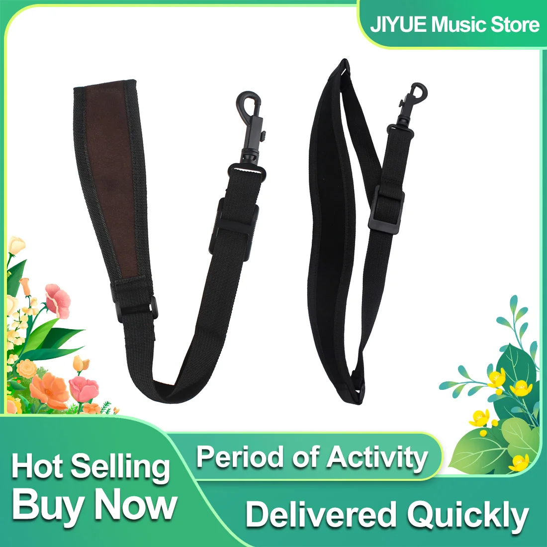Saxophone Neck Strap Shoulder Belt Alto Tenor Sax Universal High Elastic Cotton Harness Sax Woodwind Instrument Accessories
