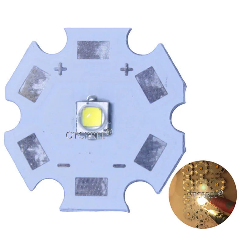Emissor de LED branco frio para lanterna, lâmpada, branco neutro, XPG 2, XP-G2, 1-5W, 6500K, 4500K, 1Pc