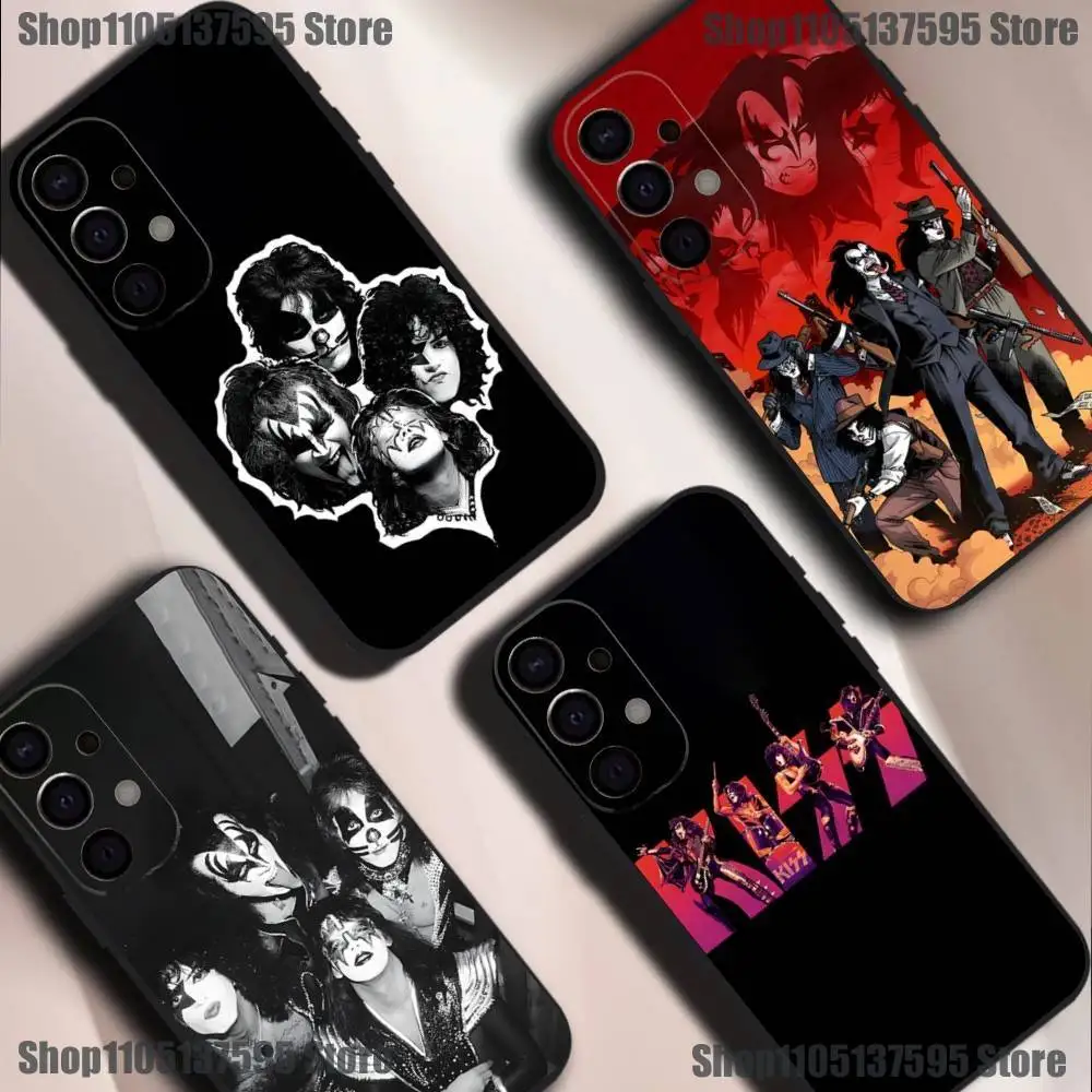 

K-Kiss Rock Band Phone Case For Samsung S25,S24,S21,S22,S23,S30,Ultra,S20,Plus,Fe,Lite,5G Black Cover