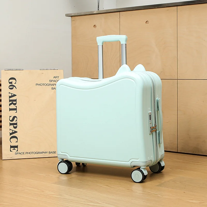 Portable Children's Traveling Trolley Case Universal Wheel Mute Trolley Case