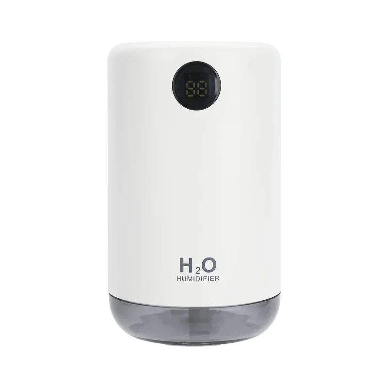 

Home Table Wireless Ultrasonic Air Humidifier, Portable Mini Aroma Water Mist Diffuser, Battery Life Show, 500ml, 2000mAh