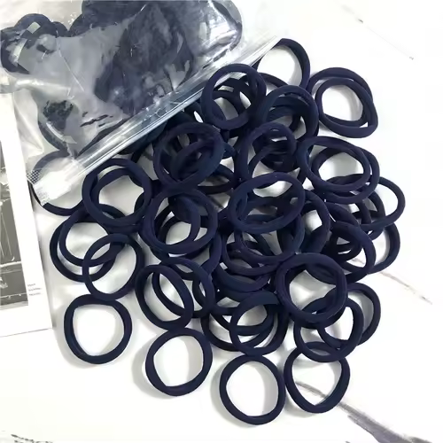 20/50PCS/Set Hair Bands for Women Girl Basic Hair Rubber Ties Ropes 4cm Simple Elastic Headband Hair Accessories Ponytail Holder - Image 31