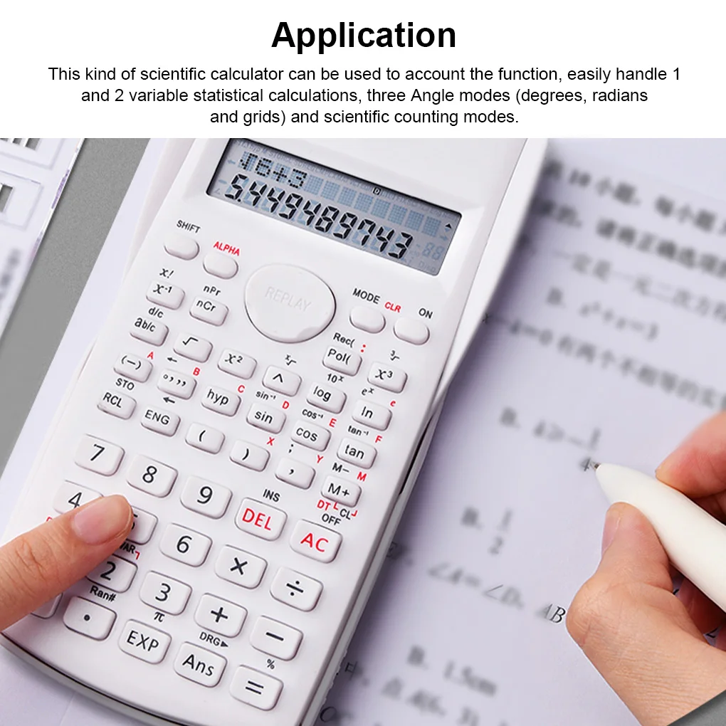 FX-991ES-PLUS Original Scientific Calculator with 417 Functions High School University Students Computer Office