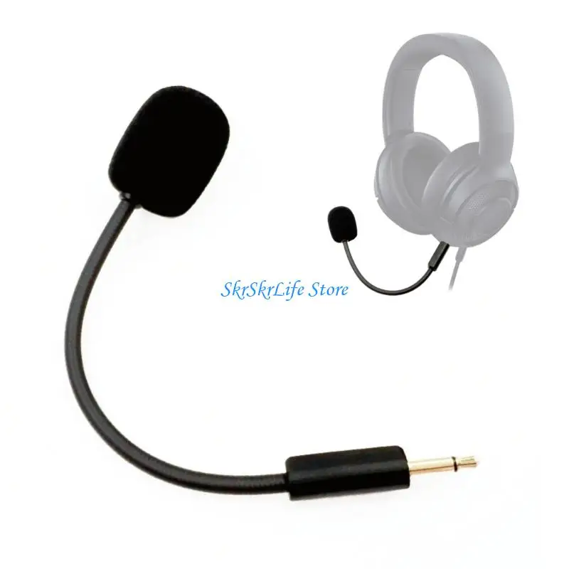 E65E Micsphone Reemplazo micrófonos auriculares 3.5 mm Mics Boom para