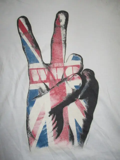 The WHO Repro British Flag in Peace Y XL T Shirt ROGER DALTRY PETE TOWNSHEND