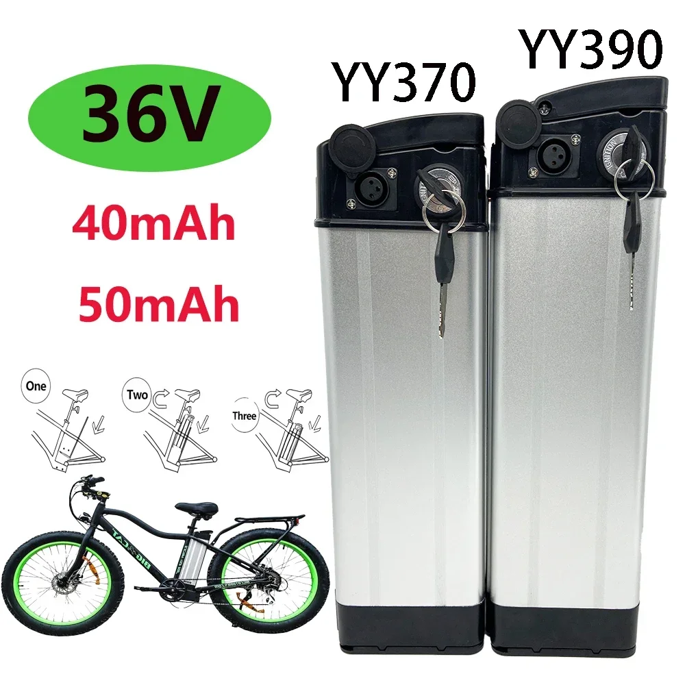 

Brand new original folding electric bicycle lithium battery 36V48V40AH50AH Emma Silverfish Haiba universal spare battery