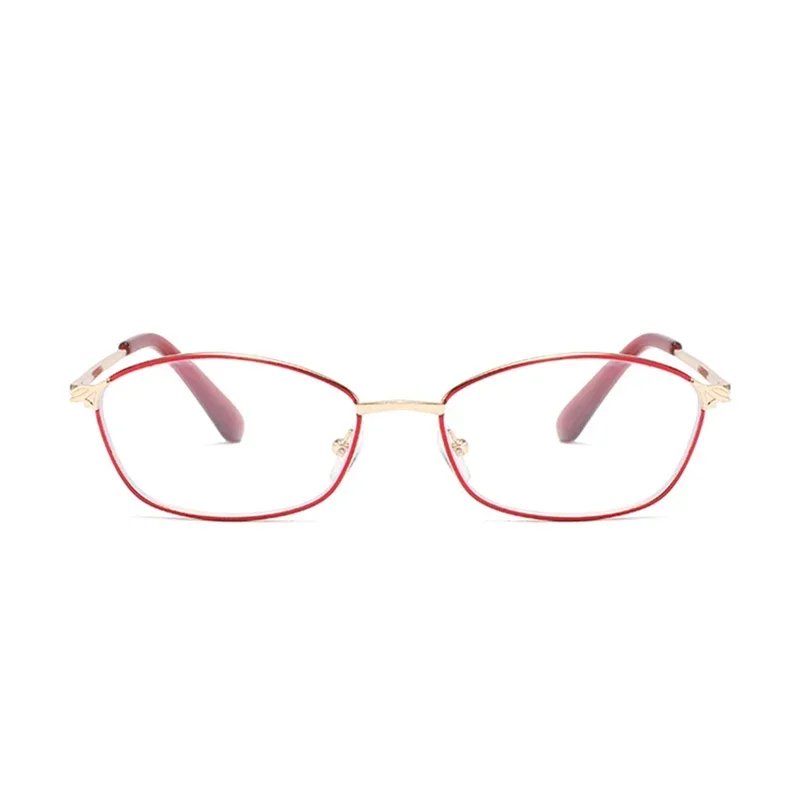 Women Blue Light Proof Reading Glasses Prescription +100 to +400 Upscale Anti-radiation Hyperopia Presbyopic Spectacles R510