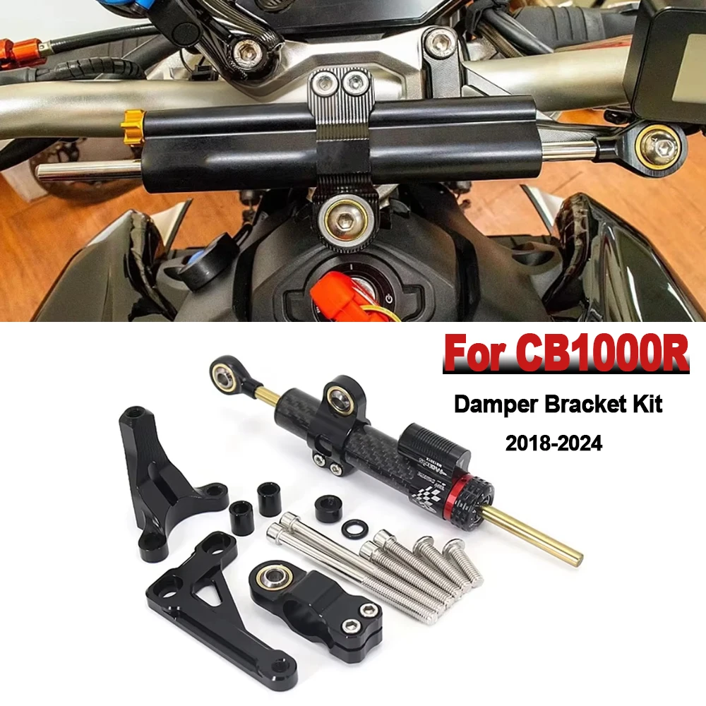 

For Honda CB 1000 R CB 1000R CB1000R 2018-2024 NEW Motorcycle Steering Stabilize Damper Bracket Mounting Kit accessories