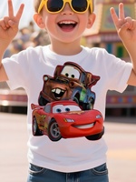 2025 Fashion Pregnant Child T-shirt Summer Cotton Short-Sleeved T-shirt Disney Licensed Pattern Print Stylish Attire