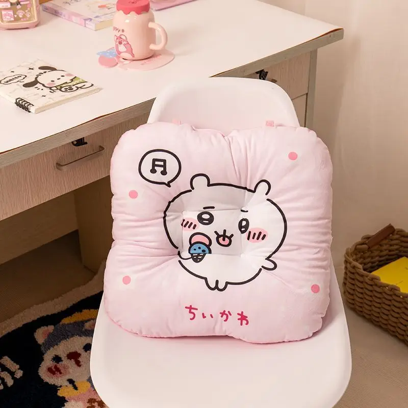 Chiikawa-Coussin épaissi avec impression de dessin animé, Usagi Hachiware, siège à domicile, bureau, étudiant, périphérique, disponible pour toutes les saisons