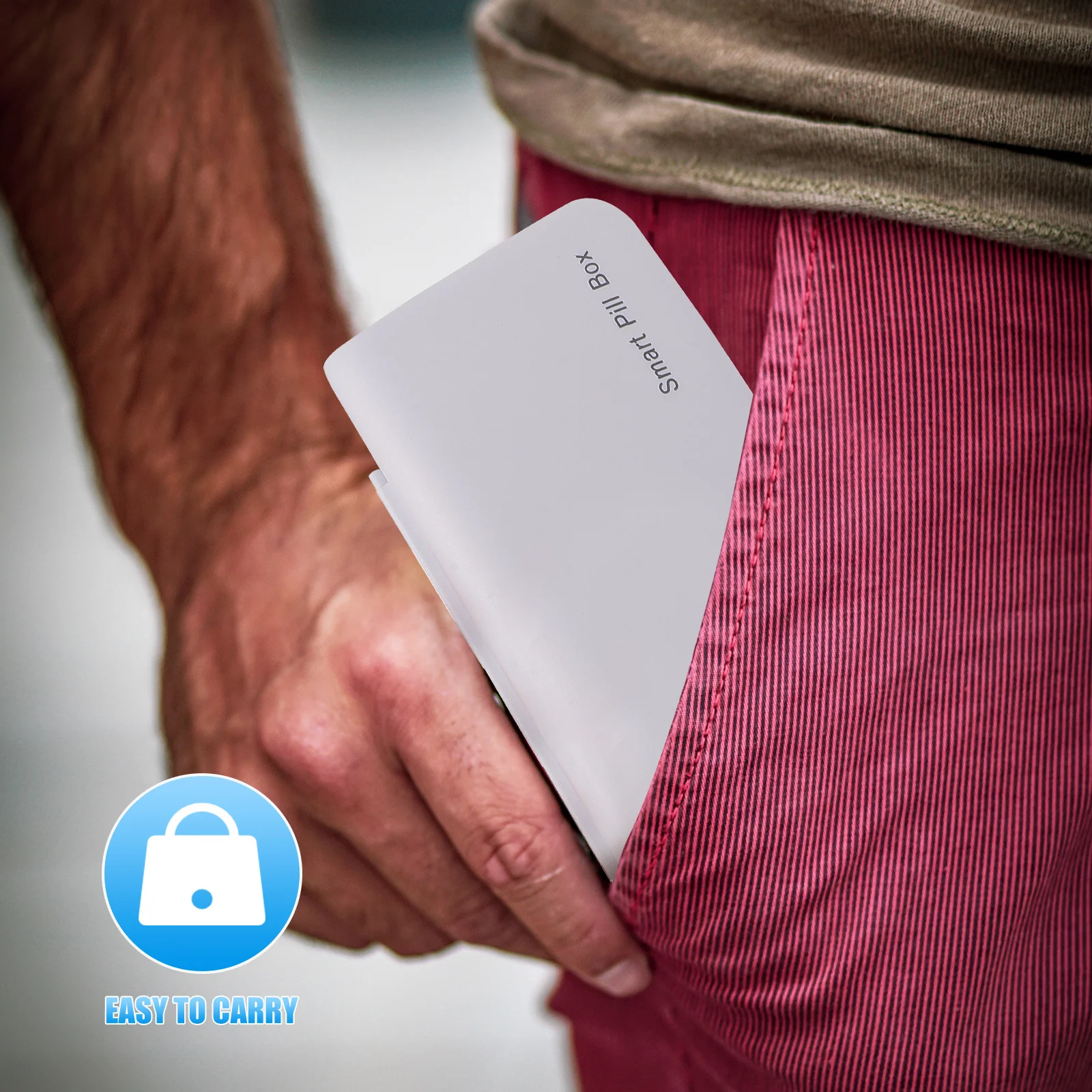 

1 pc Electronic Pill Box Smart Medicine Organizer With Alarm Reminder For Elderly Portable Travel Storage Medication Dispenser