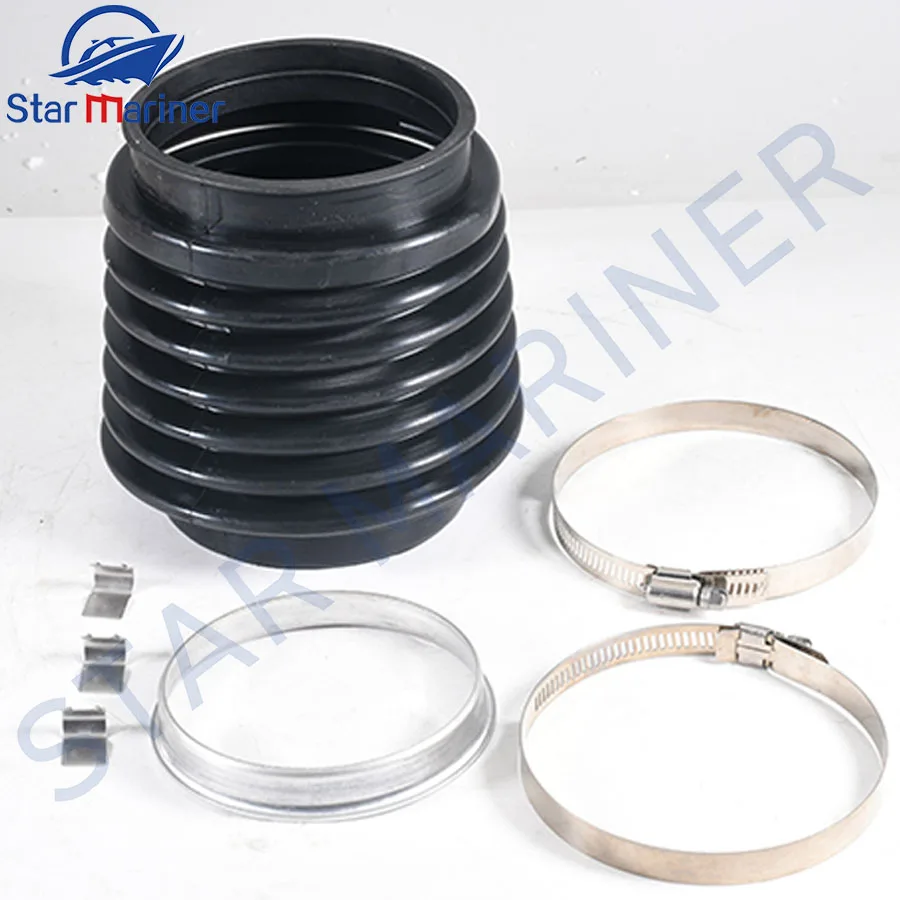 Kit de fuelles de escape 875826 para Volvo Penta 200 250 270 275 280 285 290 Stern Drive, reemplaza 876294 Sierra 18-2744 18-2758