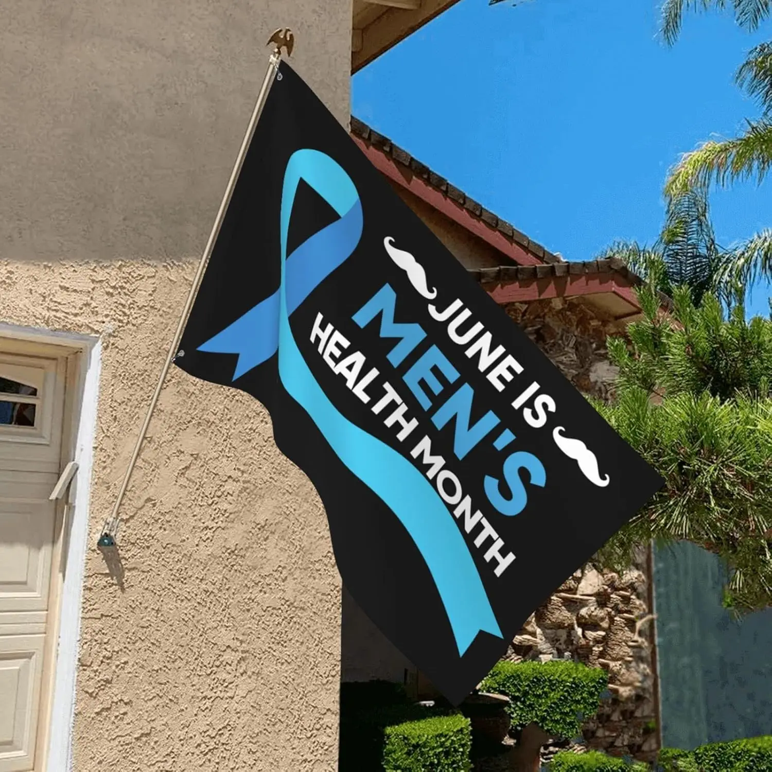 Flagicts 100% Polyester Men'S Health Awareness Month Flag