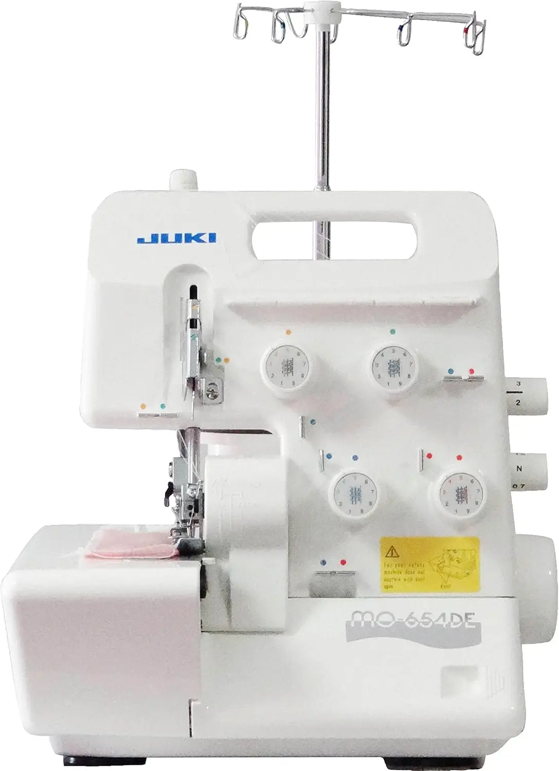 

Portable Thread Serger Sewing Machine White2/3/4 Thread Serger with Automatic Rolled Hem Sews Light To Heavy Weight Fabric