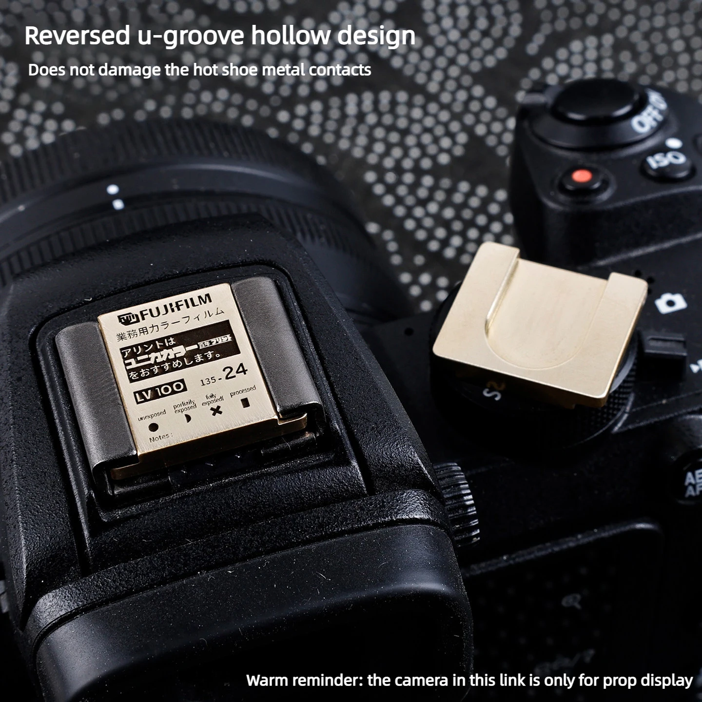 Brass Aluminum Alloy Hot Shoe  - Lens Cap Vintage recension och pris