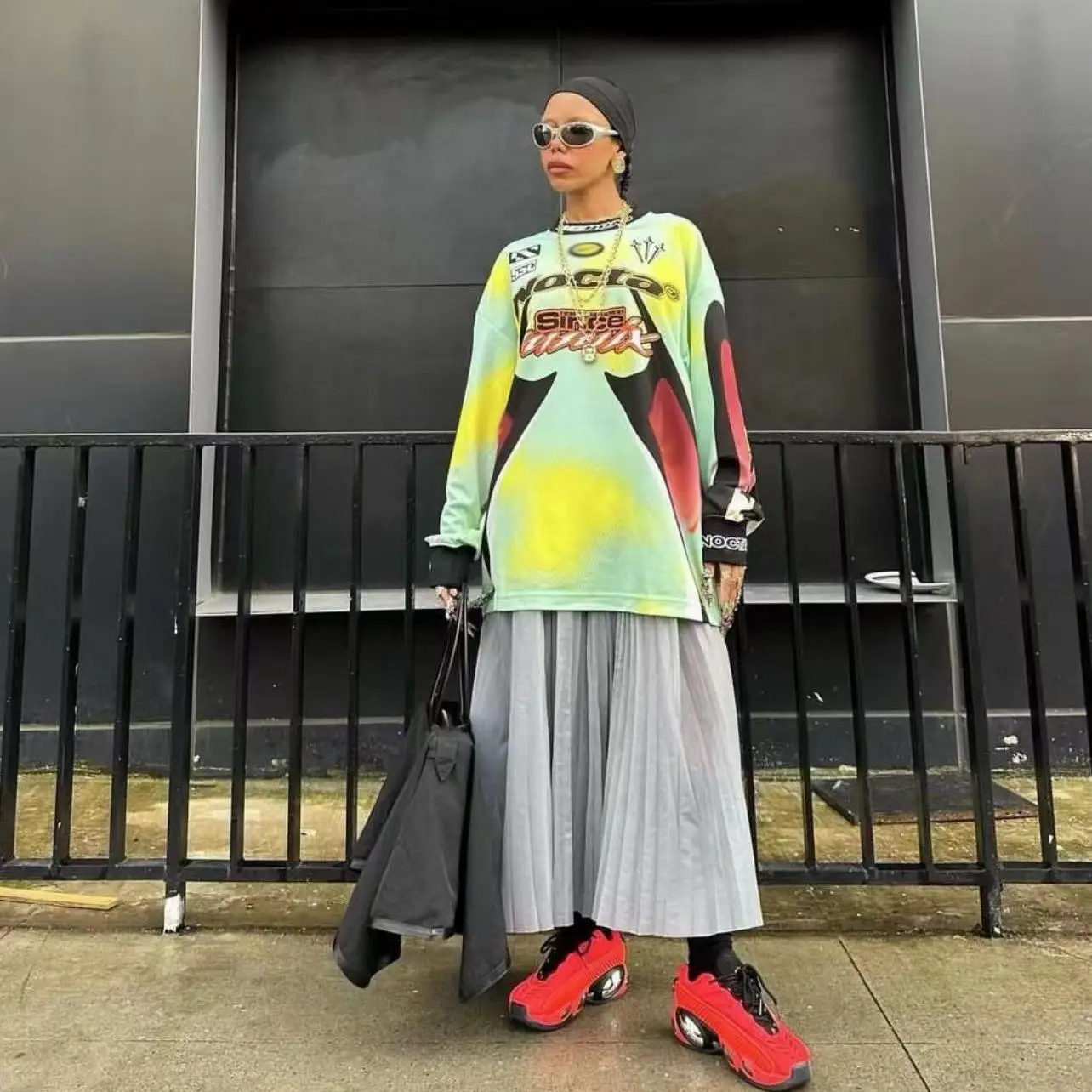 

Retro Drake Du Collaborative Long Sve Racing Suit Qui Dry Women's Faion Top Street Sle Polyester Casualwear