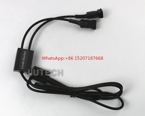 Diagnostic Cable Linde Doctor ( 6Pin And 4Pin Connector) 2.017V Diagnostic software For linde canbox forklift tool