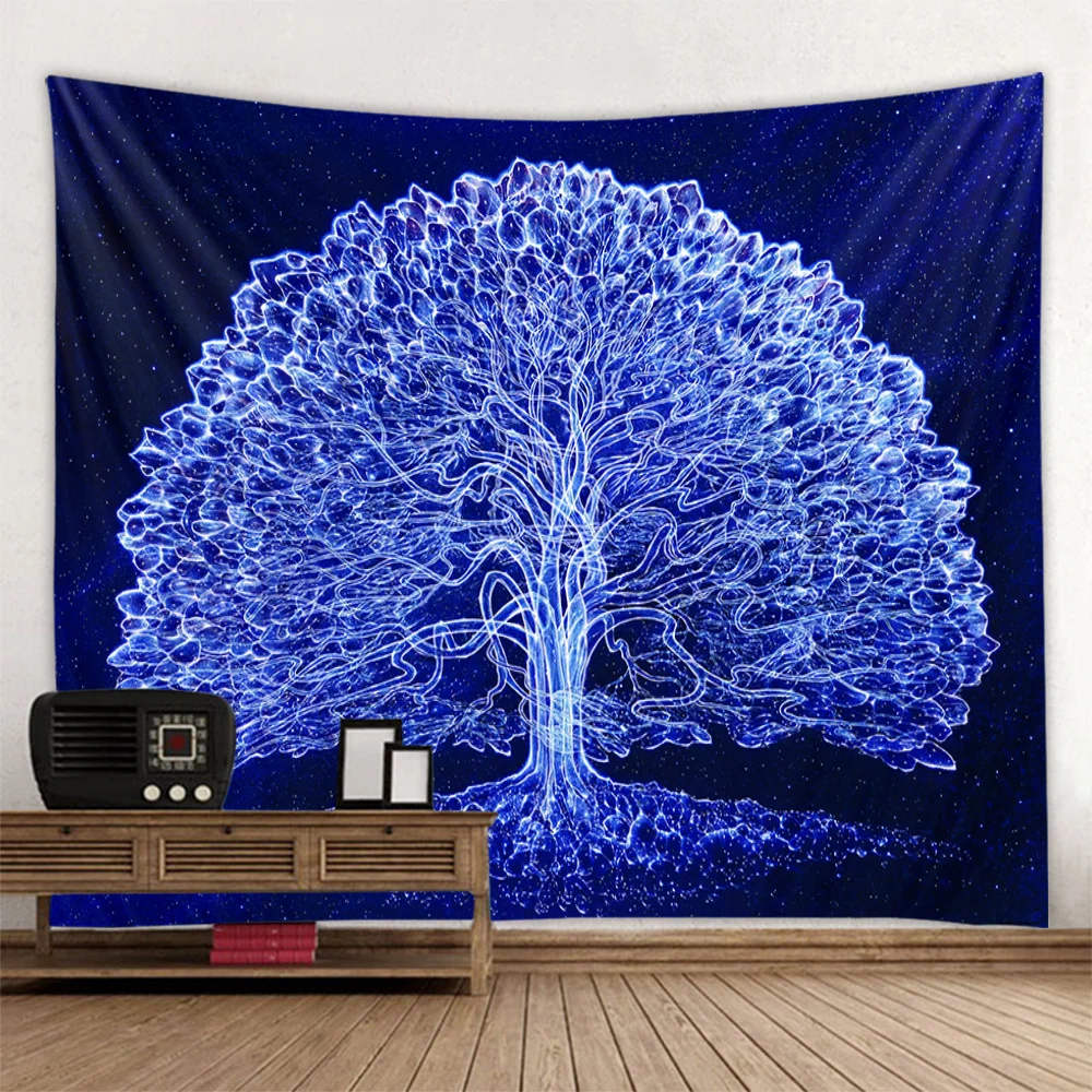 

Tree of Life tapestry, living room, hanging cloth room, art decoration, Bohemian hippie home, wall decoration, background cloth