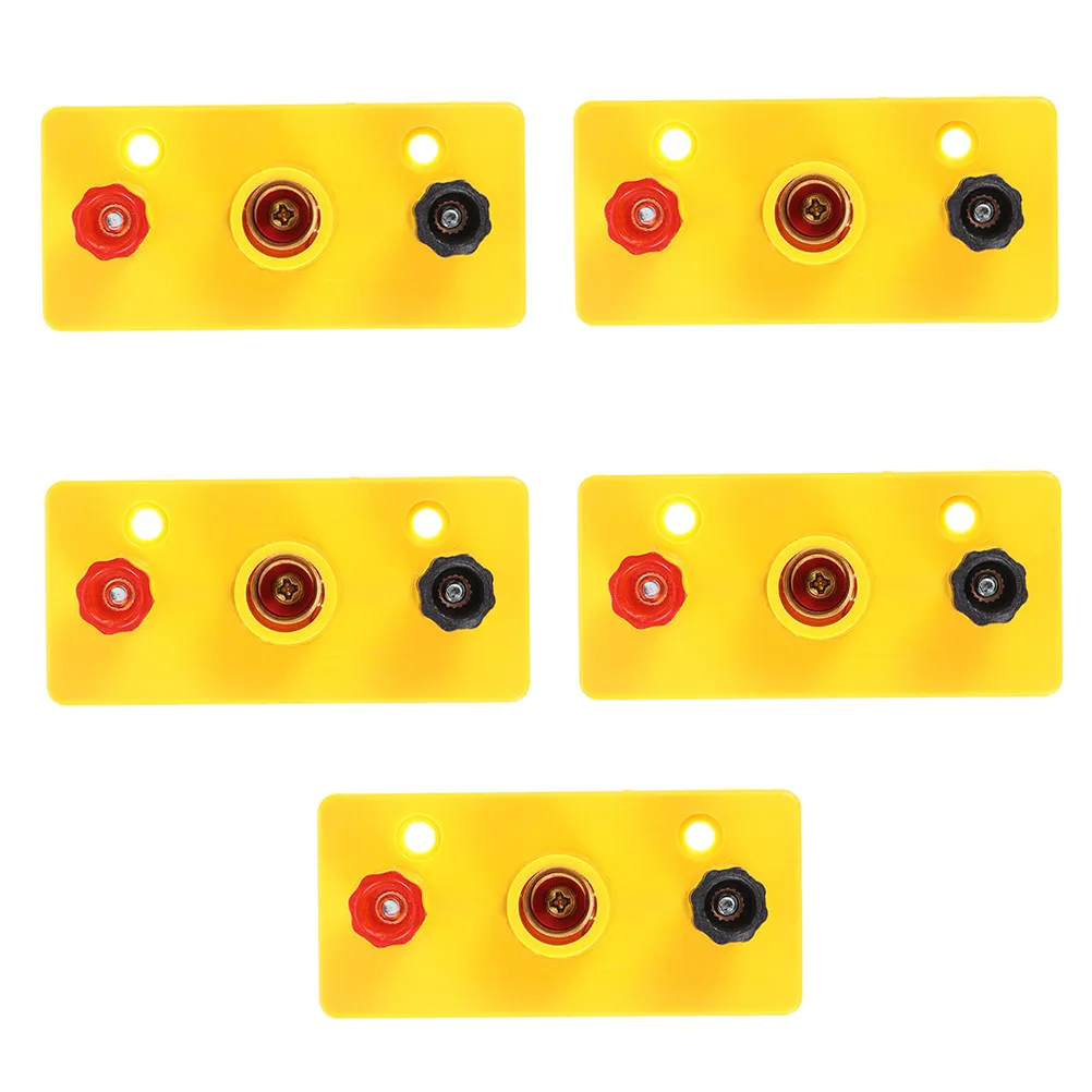 

5Pcs Physics Experiment Light Holder Plastic Lamp Base for Circuit Experiment Equipment Can Be Equipped with Mini Bulb