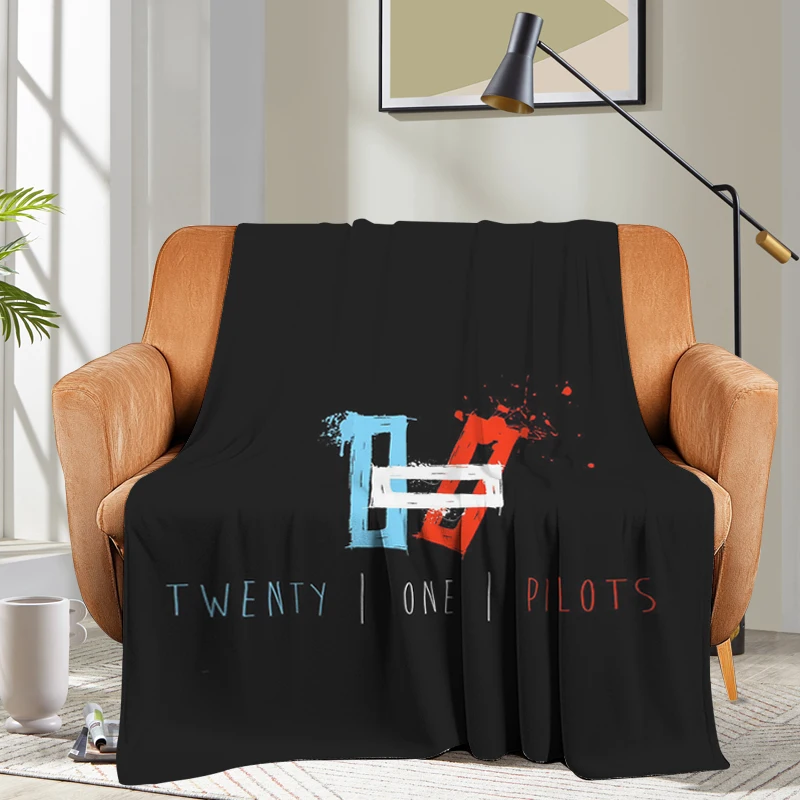 

Custom Flannel Blanket Sofa Winter Warm G-Twenty One Pilots Microfiber Bedding King Size Bed Fleece Nap Fluffy Soft Blankets