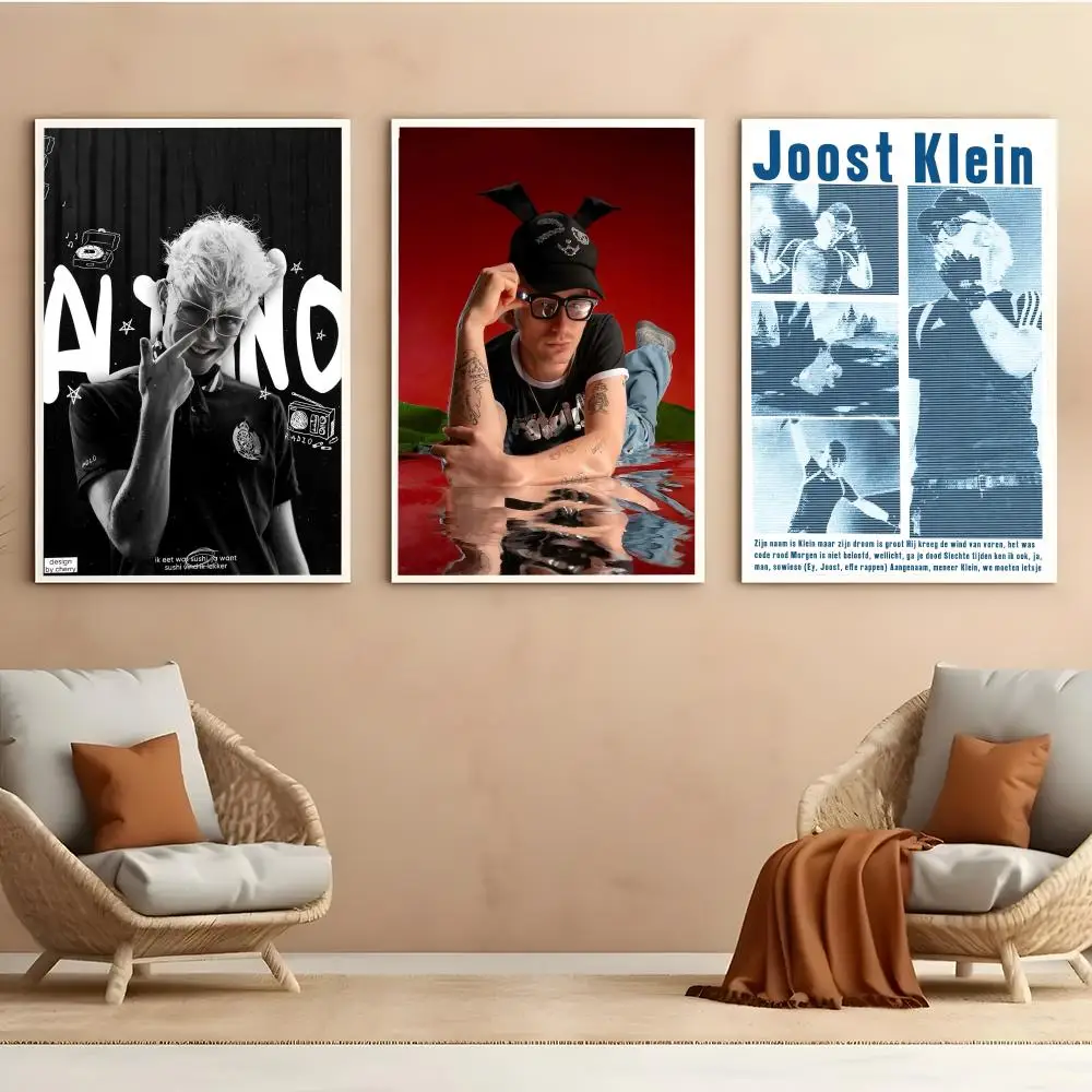 Singer J-Joost K-Klein Poster Aesthetic HD PVC Wall Art - Waterproof Wear Resistant For Home Hotel Bar
