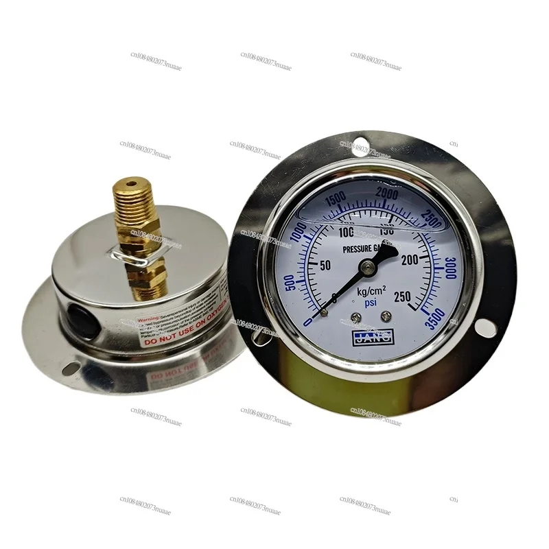 

Shock-Resistant Pressure Gauge, Injection Molding Machine, Anti-Seismic, Hydraulic Pressure, YN-60ZT Axial Edge