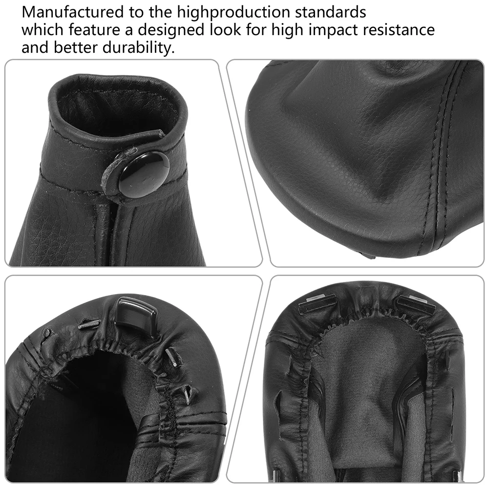 Acessórios para automóveis, botão de mudança de marcha preto, capa de mudança de marcha, interior automotivo, botão de 5 velocidades, características estáveis