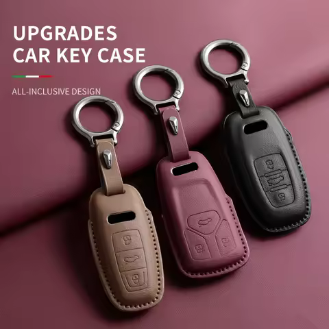 Original Color Car Key Protector Shell For Audi Q1 Q3 Q5 Q7 A1 A2 A3 8V A4 B8 B9 A5 A6 8S 8W A7 A8 4M S4 S5 S6 S7 S8 R8 TT RS