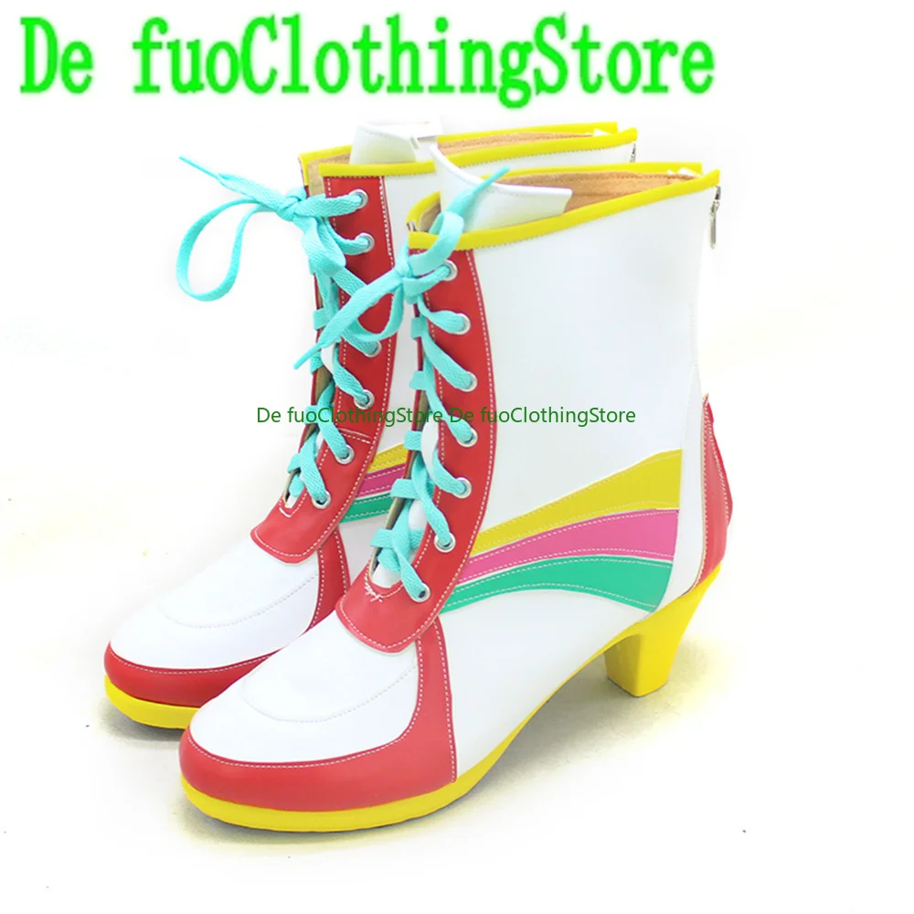 

Defuo Pretty Derby Umamusume Agnes, цифровая обувь для косплея, ботинки, игра в стиле аниме, ролевая игра, реквизит для вечеринки на Хэллоуин, обувь, ботинки