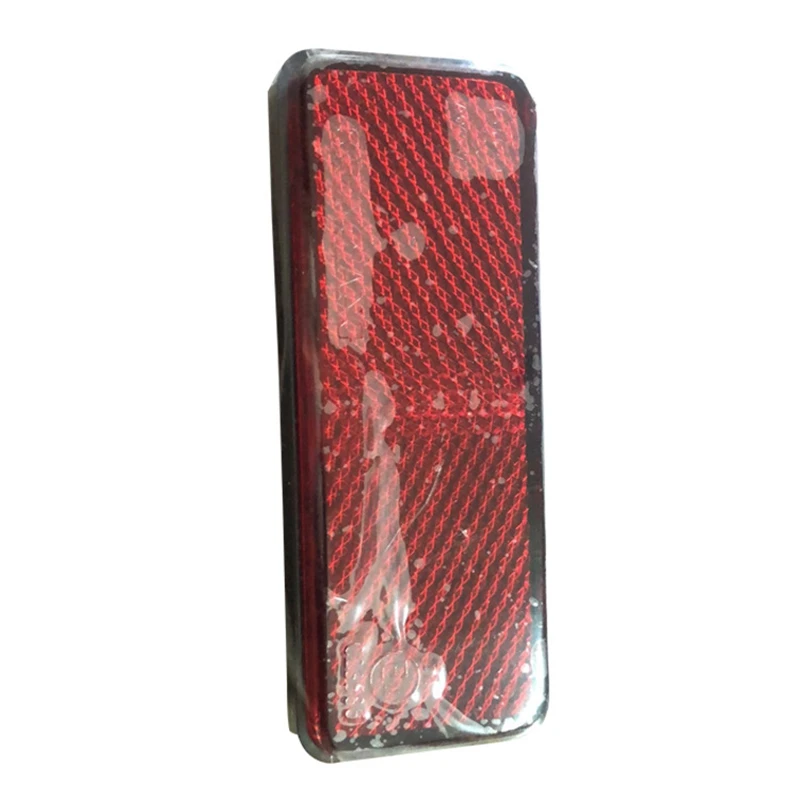 Réflecteurs rouges oblongs pour remorque de camping-car, moto, caravane Rvs, automobile, camions, marque latérale, arrière, queue, pièces de signal