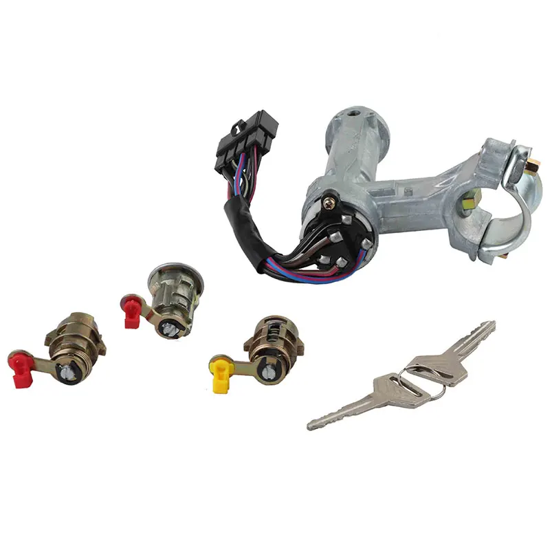 

6900512740 69005-12740 Автомобильный переключатель зажигания и цилиндр замка, 2 ключа для Toyota Corolla EE90 E9 1987-1992 гг.