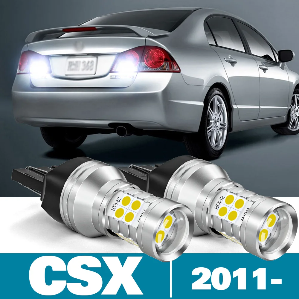 

2 шт., светодиодные фонари заднего хода для Acura CSX 2011 2012 2013 2014 2016 2015 2017 2018 2019 2020 2021