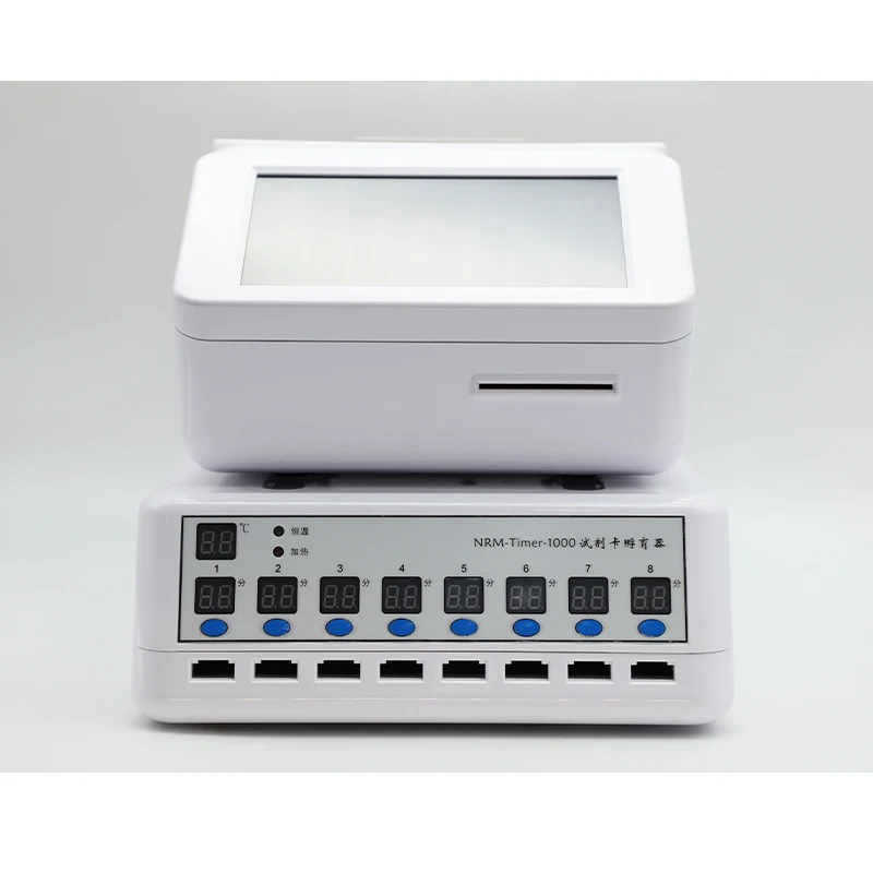 POCT Immunofluorescence analyzer for T3 T4 TSH HbAlc PSA D Dimer cTnI Vitamin D3 CRP PCT Testing