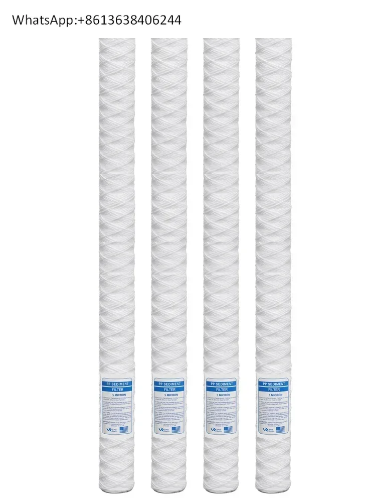 40 inch PP wire wound filter element industrial water purification commercial filter element electroplating chemical