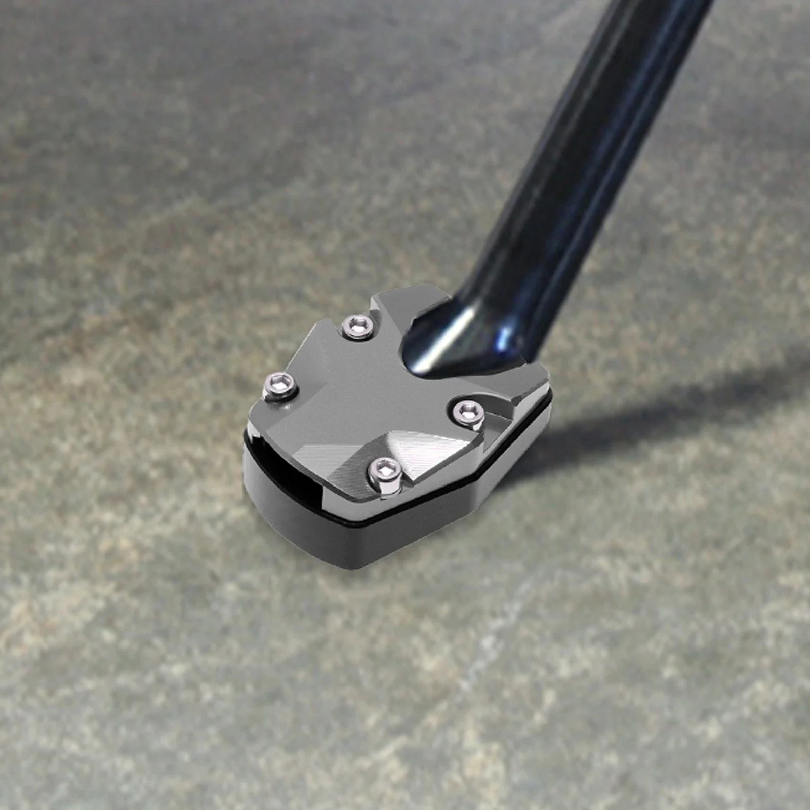 

1pcs Motorcycle Bikes Kickstand Extender Foot Side Stand Durable Metal Extension Pad Support Plate Motorcycle Accessories