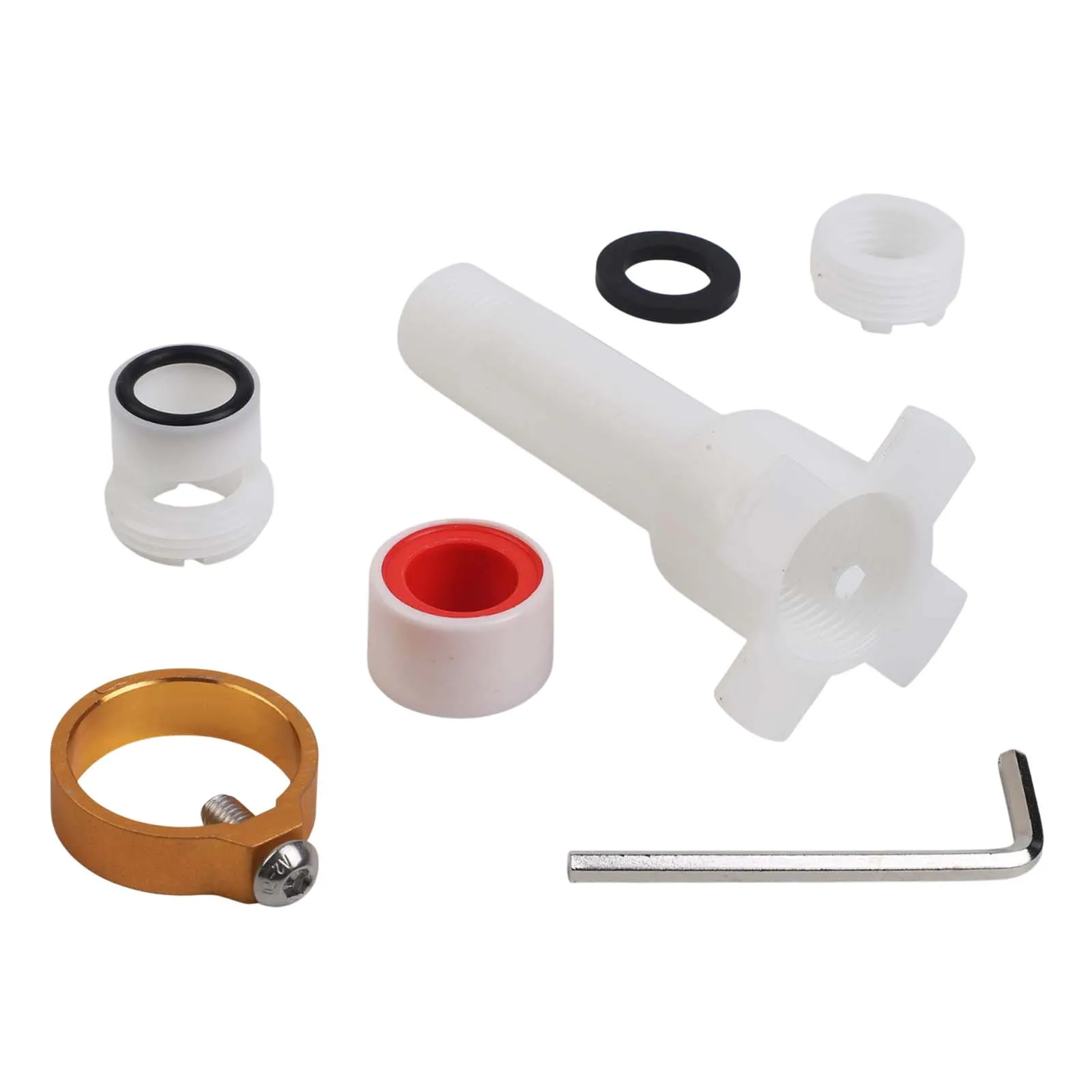 Tub Spout Adapter Kit 7 in 1 with Assembly Tool Compatible with Front Threaded Faucets 12 Copper Pipe 12 34 IPS