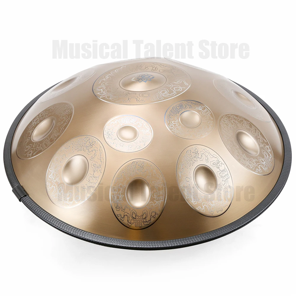 22inch9/10/12notes Steel tongue drum,Authentic Handpan,Professional Hand plate,Meditation,Sound Therapy,yoga,relax