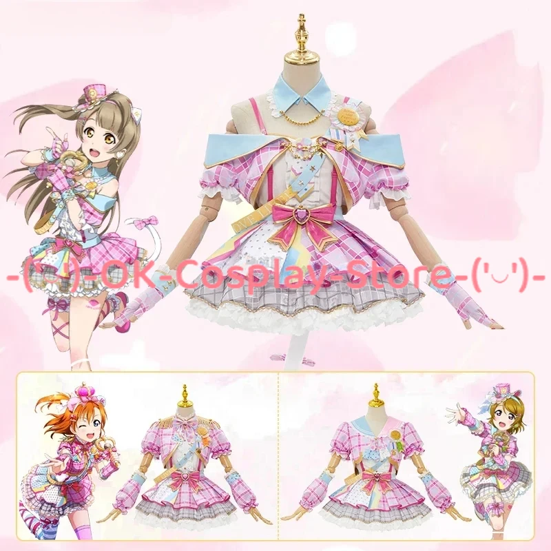 Lovelive Kotori Minami Honoka Kousaka Hanayo Koizumi Cosplay Costume Cute Dancing Dress Halloween Carnival Uniforms Custom Made