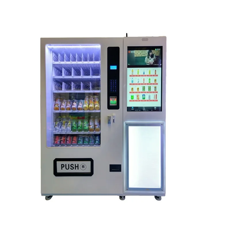 

Coin Function Candy Snack Commercial Machine Drinking Smart Vending Machine