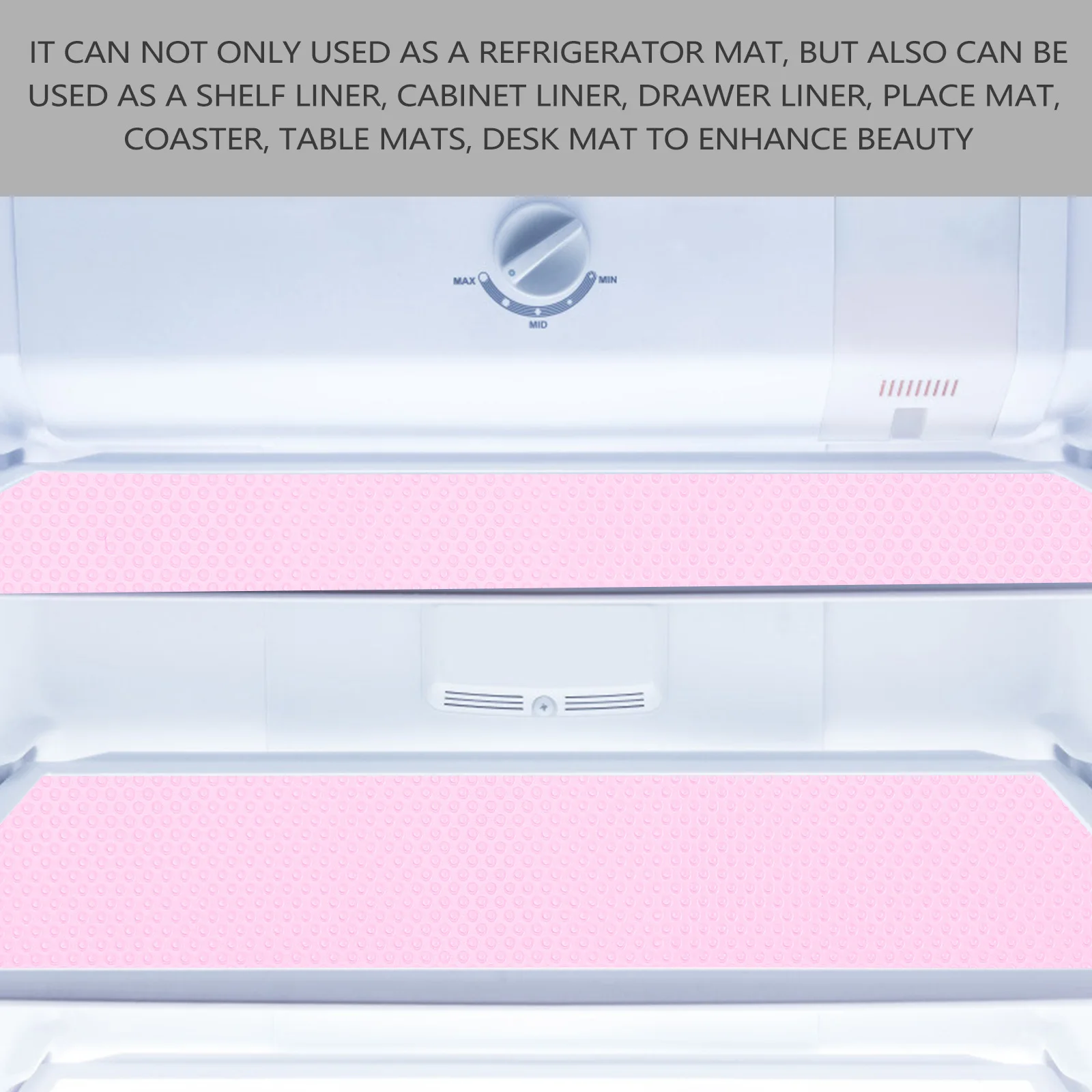 

8Pcs Anti-Skid Waterproof Mats Oil-Proof Fridge Liners Heat Resistant Eva Shelf Mats Drawer Liners Refrigerator Pads