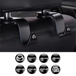 2pcs Plastic Car Seat Back Detachable Hook Inside Car Storage Pendant For Mazda 3 4 Demio Atenza CX-30 CX30 CX5 CX-5 CX8 CX9 CX4