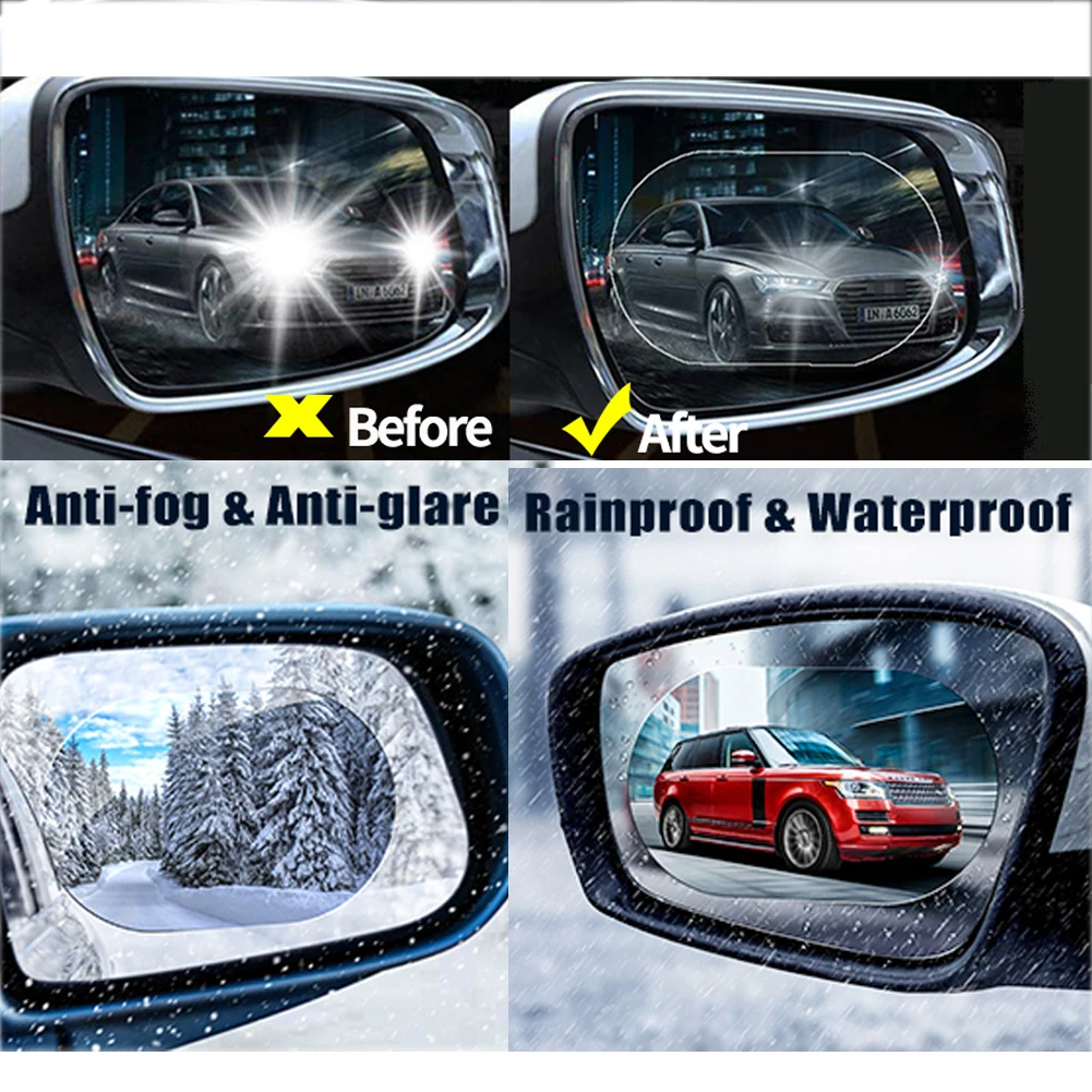 For Tesla Model 3 Y S X Car Rearview Mirror Film Rainproof Waterproof Mirror Film Anti Fog High Quality