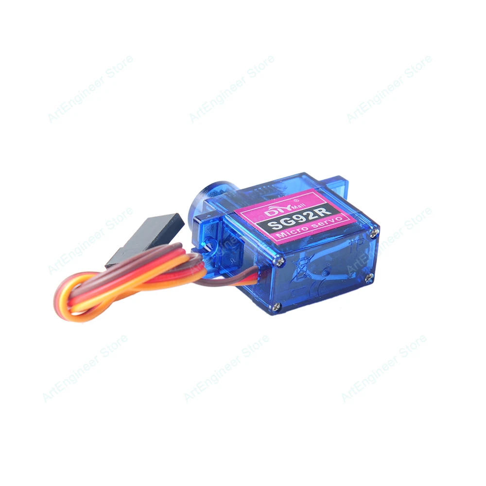 SG92R 9 g Mini-Analog-Servomotor – 1,8 kg Drehmoment, hohe Geschwindigkeit für RC-Drohnen, Autos, Roboter