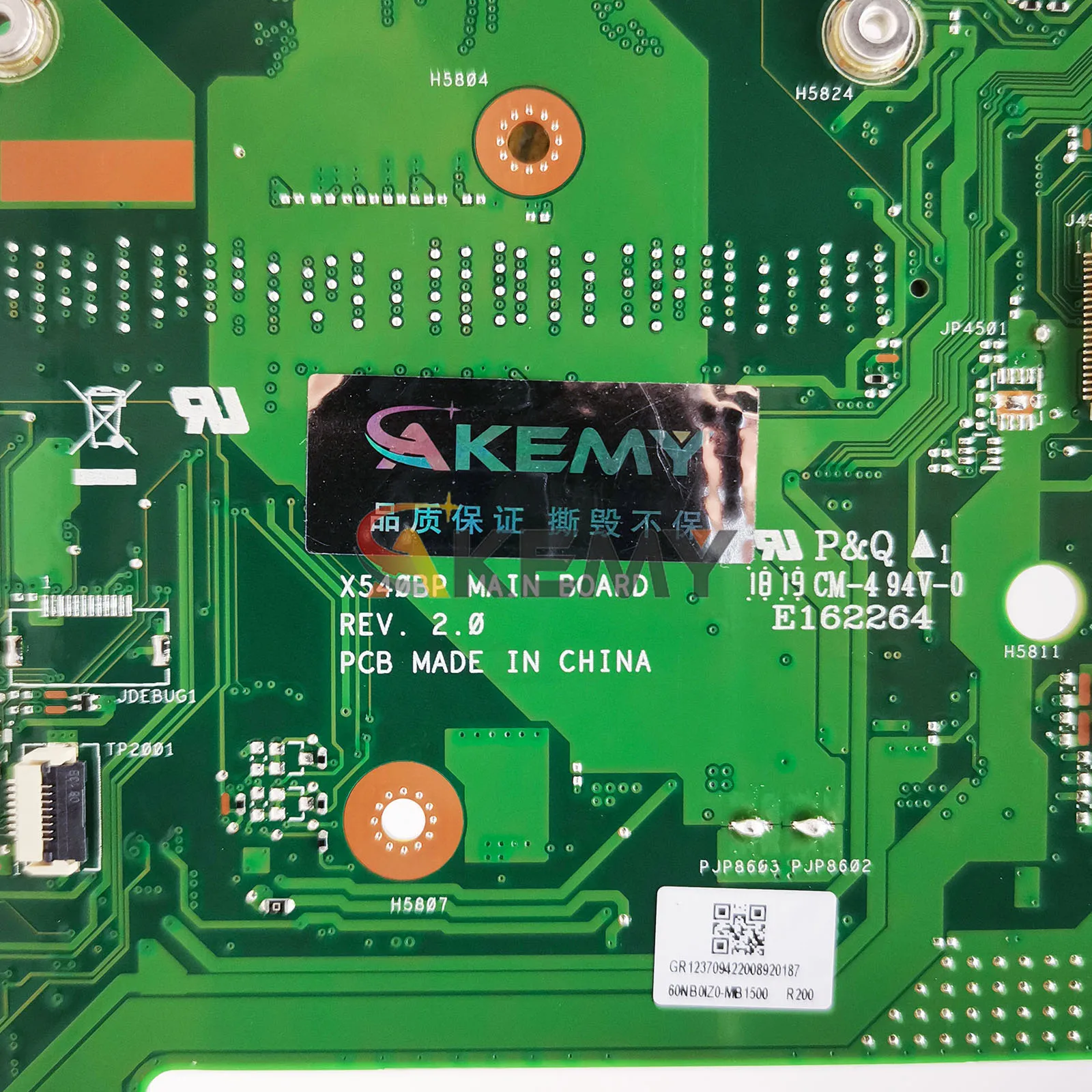 X540BP Scheda Madre Del Computer Portatile Per ASUS VivoBook R540B X540BP D540B F540B A540B X540B Mainboard Con A6 A8 A9 CPU 100% test OK stk