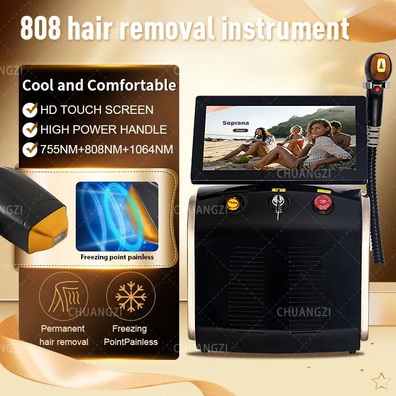 

Black Gold 808 Multi-Functional Hair Remover Painless Efficient Treatment Latest Launch for Smooth Skin