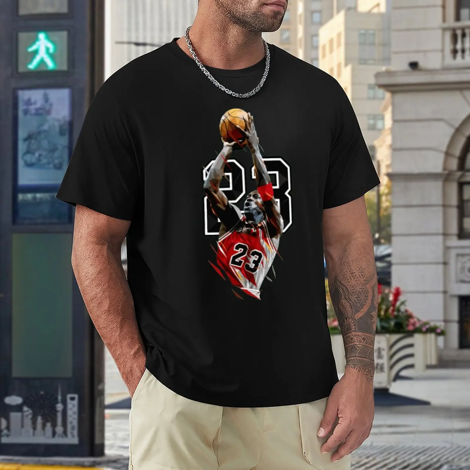 Unique 2023 Basketball Stars Michaeler And Jordans (1) Tshirt  top Quality  Fitness USA Size