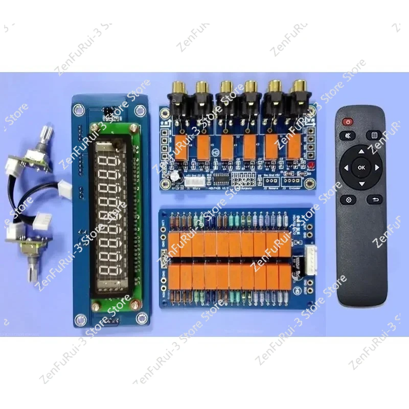 MZTRS Pre-amplifier Balance Remote Control Volume Control Board Passive Pre-amp Board Audio Source Selection Board