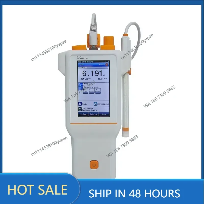 I510T Portable Water Quality Tester PH ORP Ion Detector ISE Instrument Auto Temperature Compensation For Precise Measurement