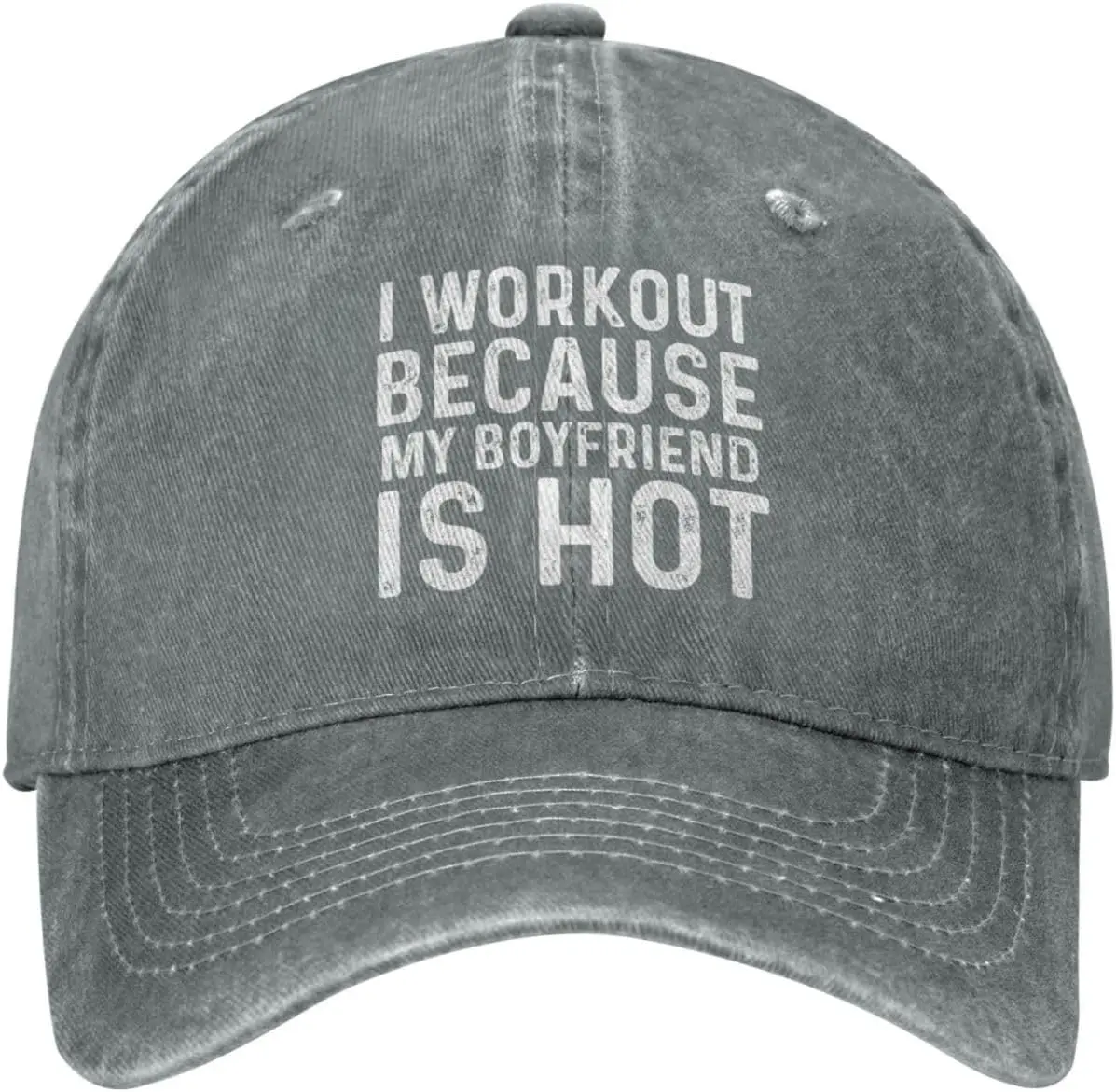 I Workout Because My Boyfriend is Hot Hat Women Baseball Hats Trendy Hat